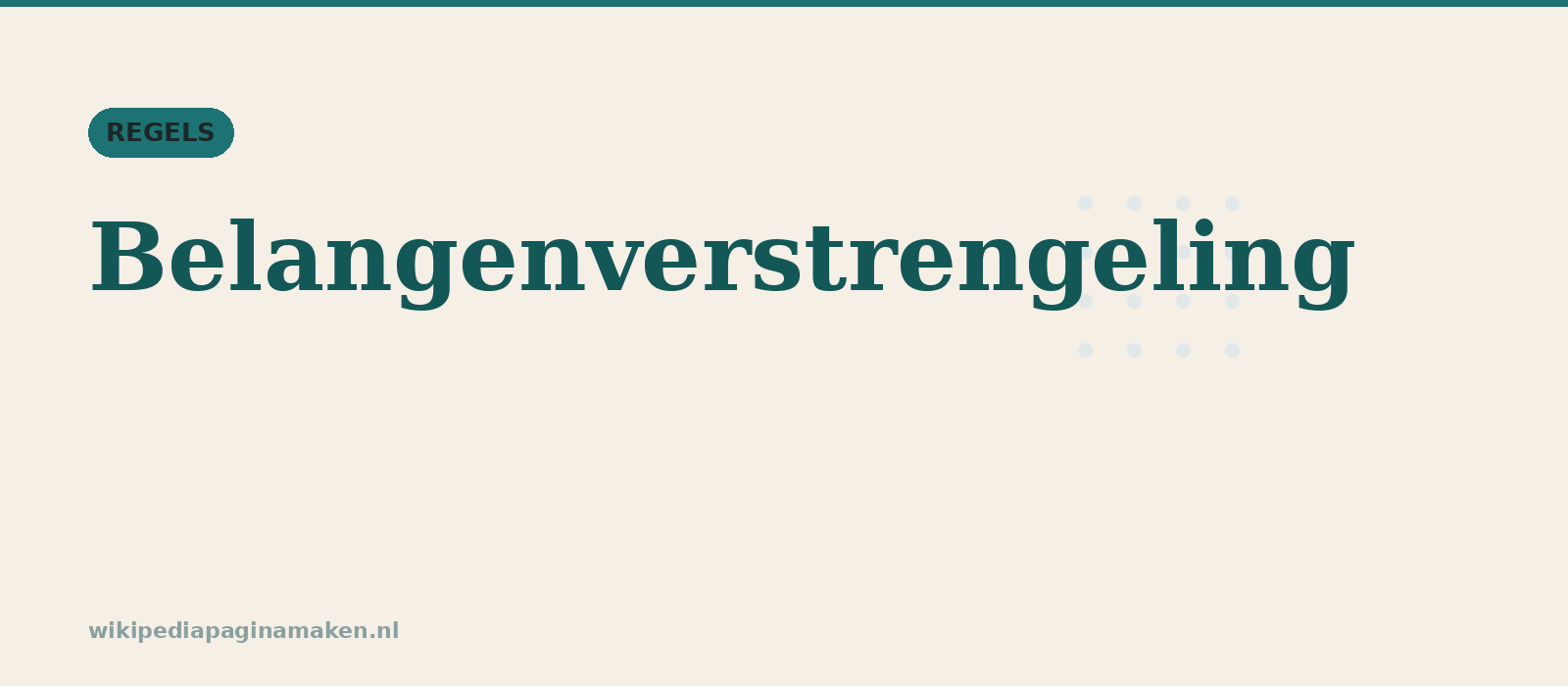 Belangenverstrengeling en betaalde bewerking