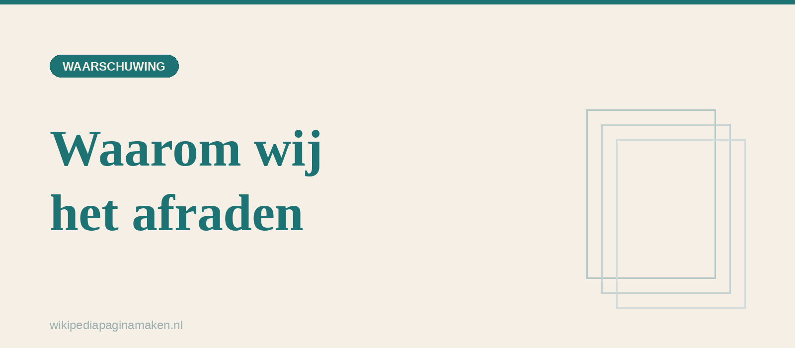 Eigen Wikipedia pagina maken
