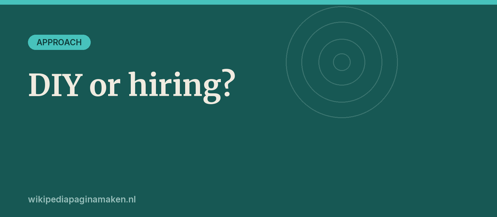Creating a Wikipedia page yourself versus hiring an expert