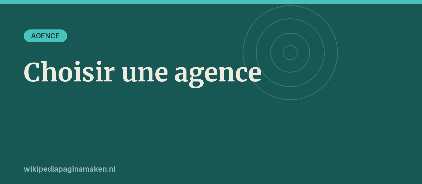 Agence Wikipdia comment distinguer les prestataires srieux