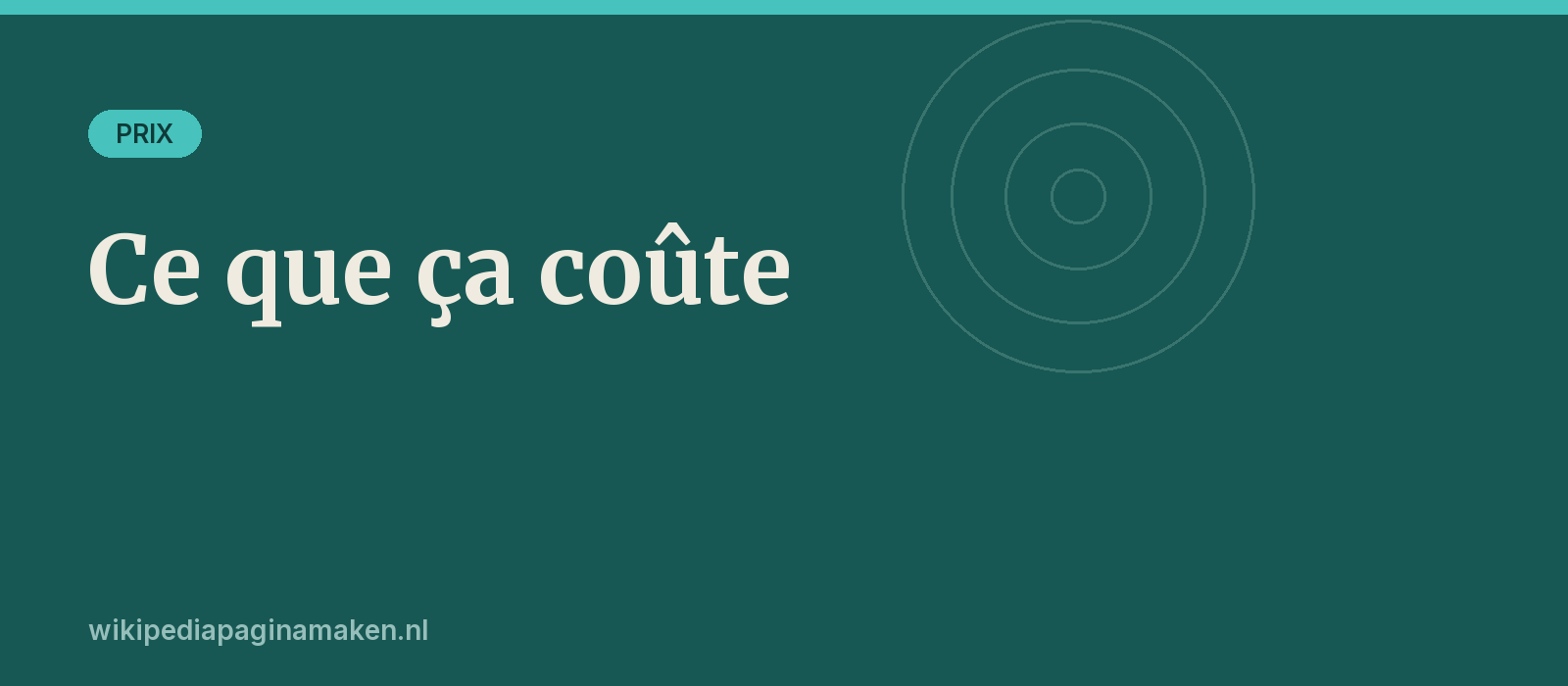 Combien cote une page Wikipdia? Les prix du march