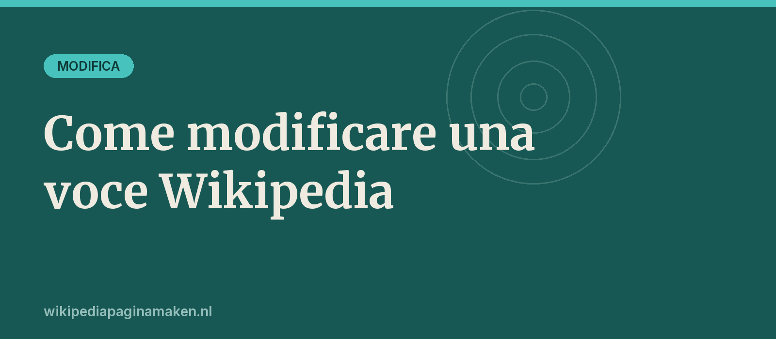 Come modificare una voce Wikipedia